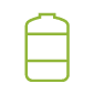 High capacity icon for water coolers
