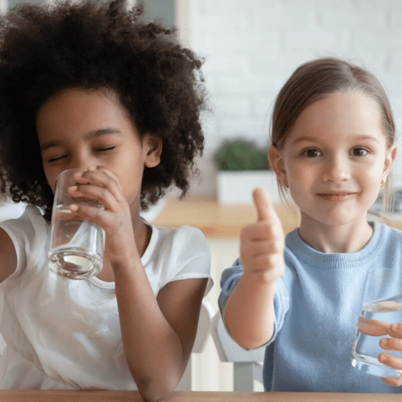 _kids drinking clean filtered water kids drinking clean filtered water