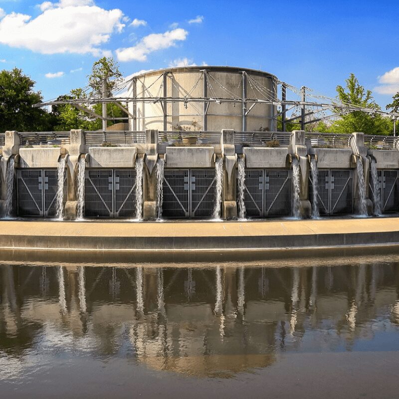 municipal water treatment plant in Southern Texas